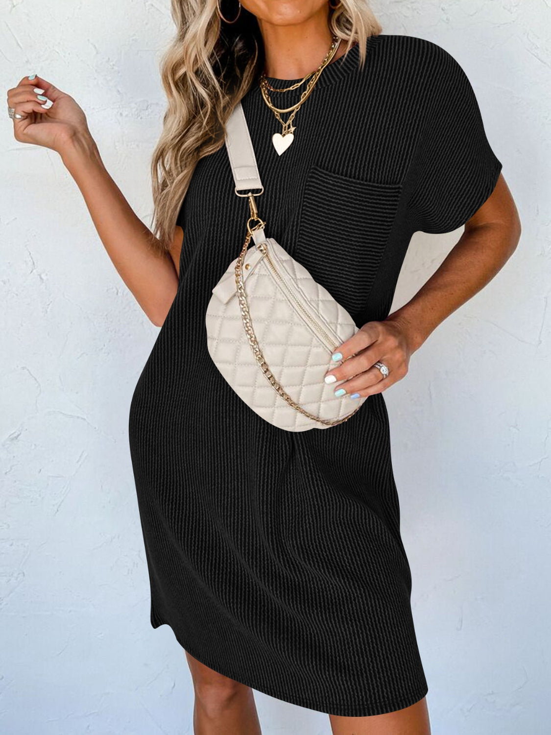 The Slip On Mini Dress