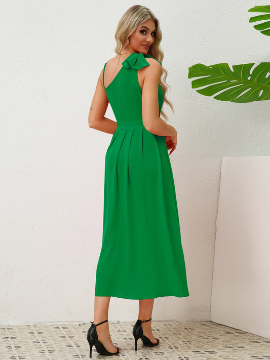 The One-Shoulder Bow Dress