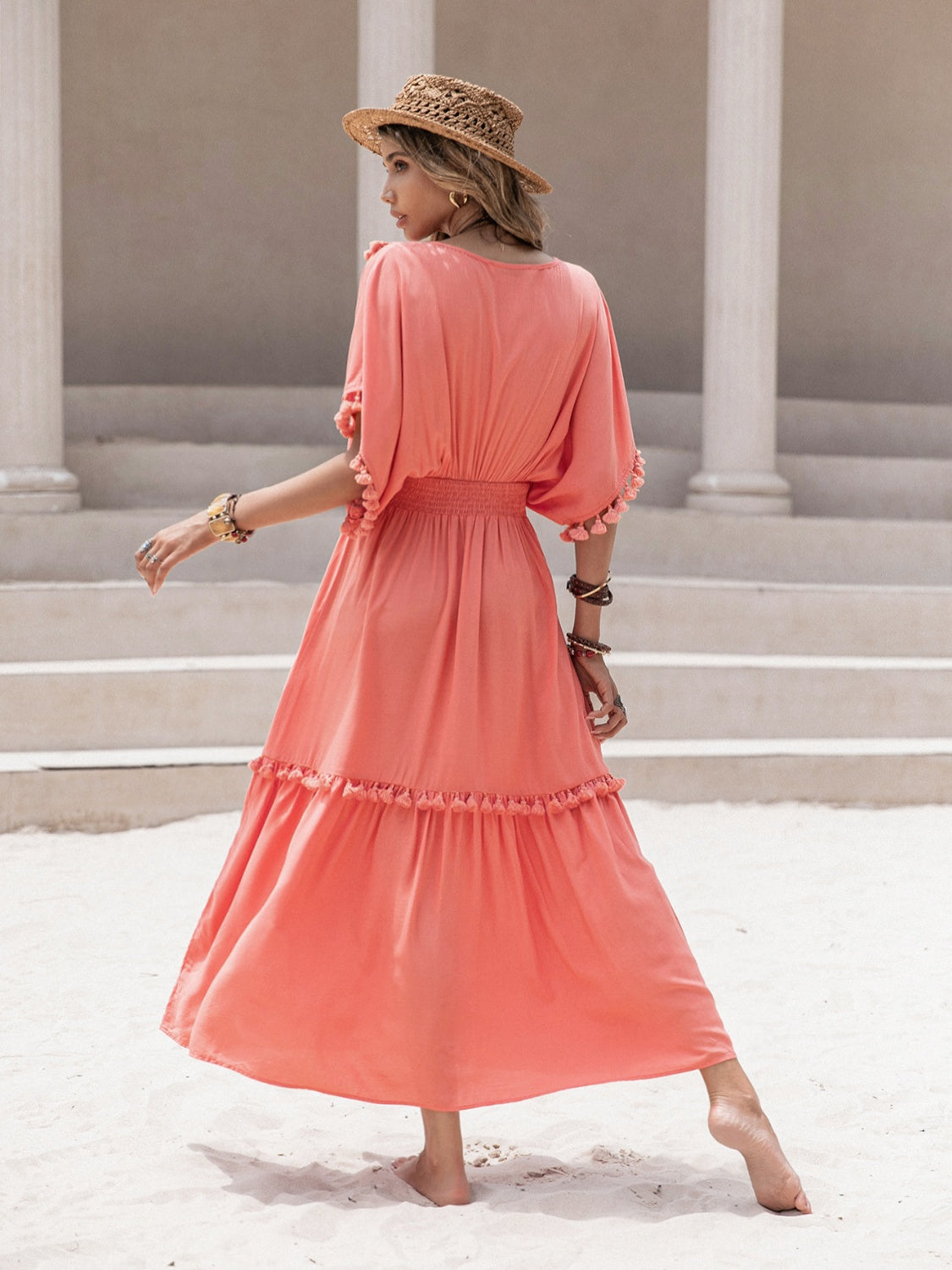 The Tassel Trim Dress