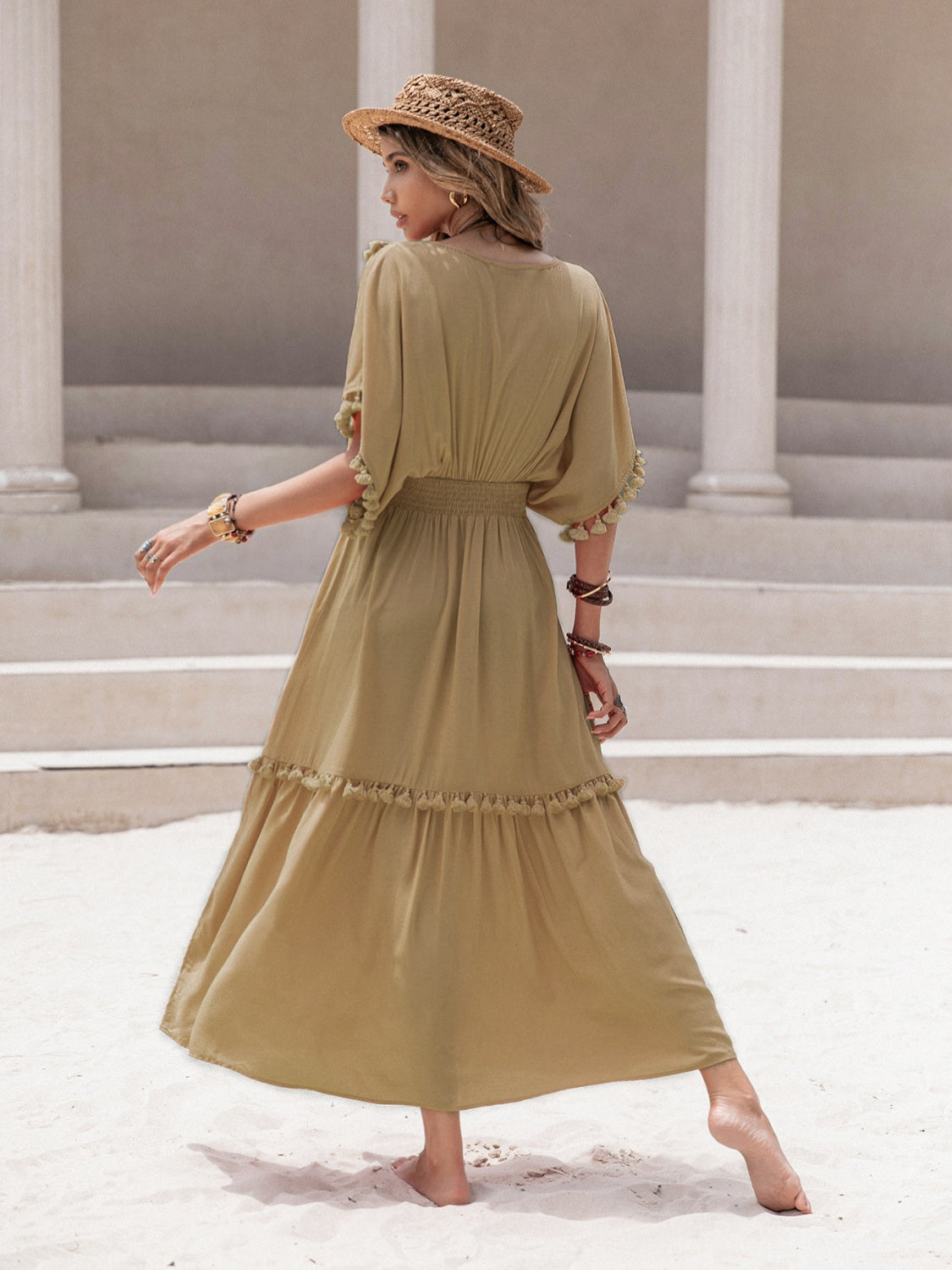 The Tassel Trim Dress