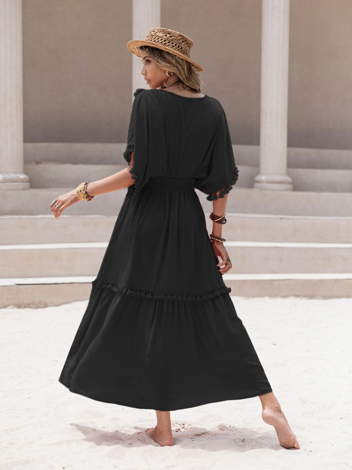 The Tassel Trim Dress