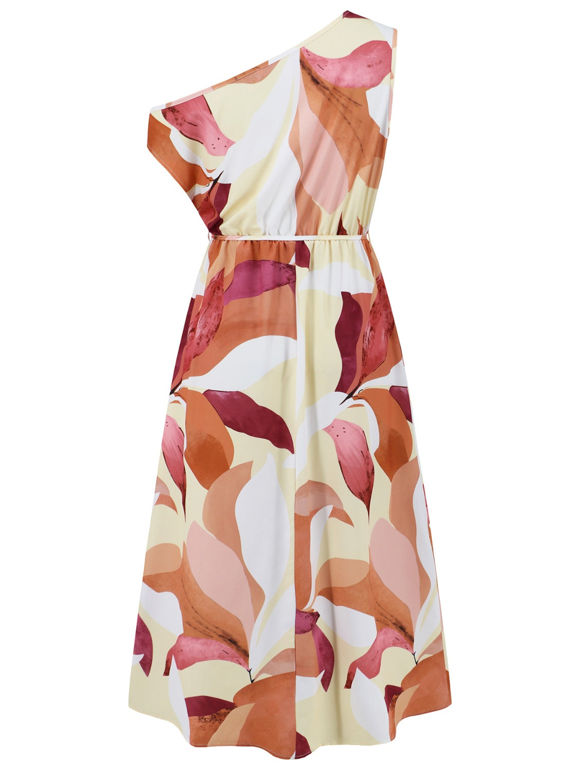 The Printed One Shoulder Dress