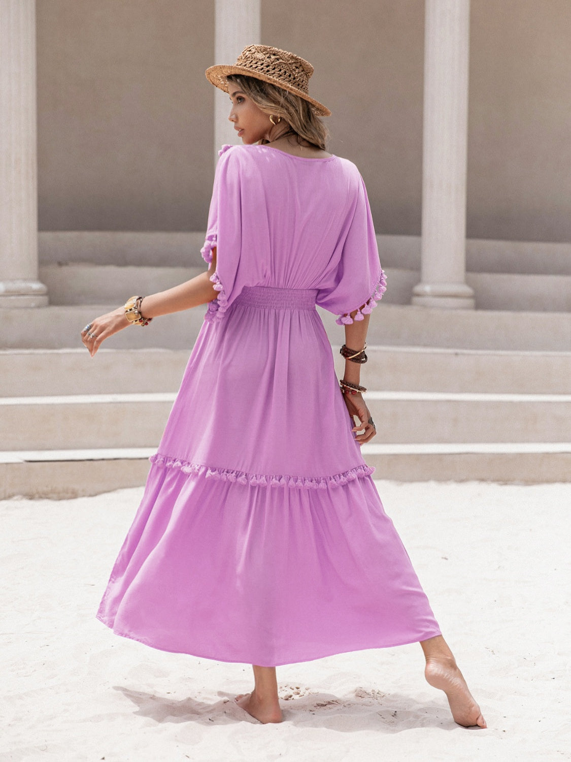 The Tassel Trim Dress