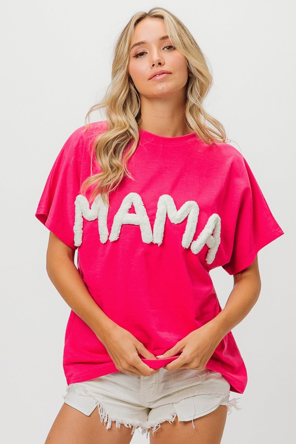 The Textured MAMA Short Sleeve T-Shirt