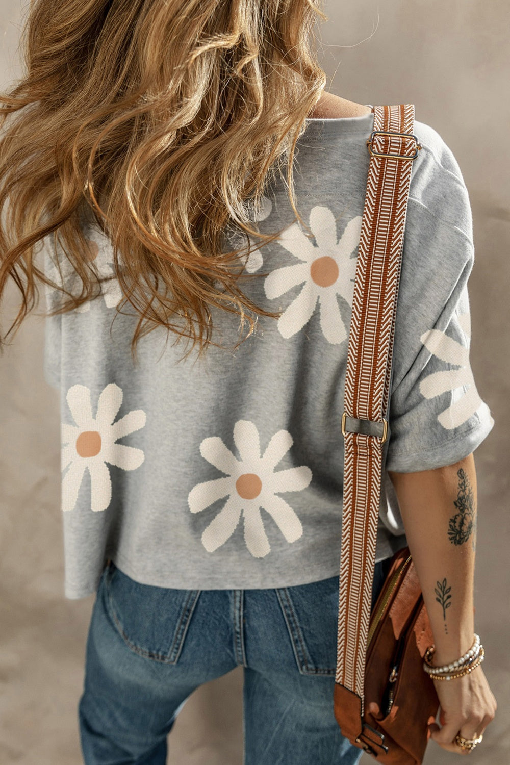 The Wild Flower Round Neck Half Sleeve T-Shirt