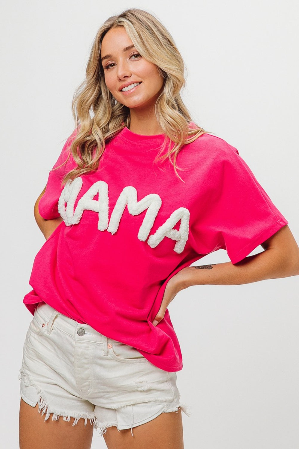 The Textured MAMA Short Sleeve T-Shirt