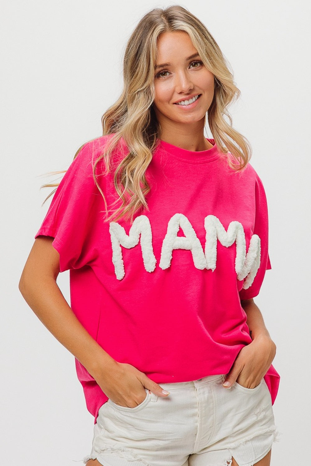 The Textured MAMA Short Sleeve T-Shirt