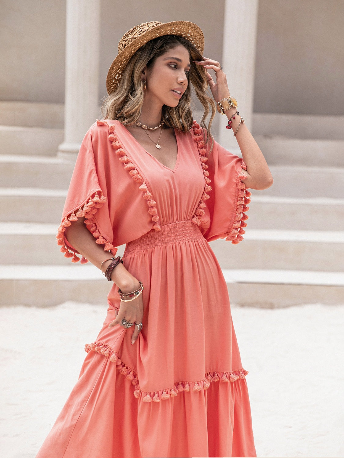 The Tassel Trim Dress