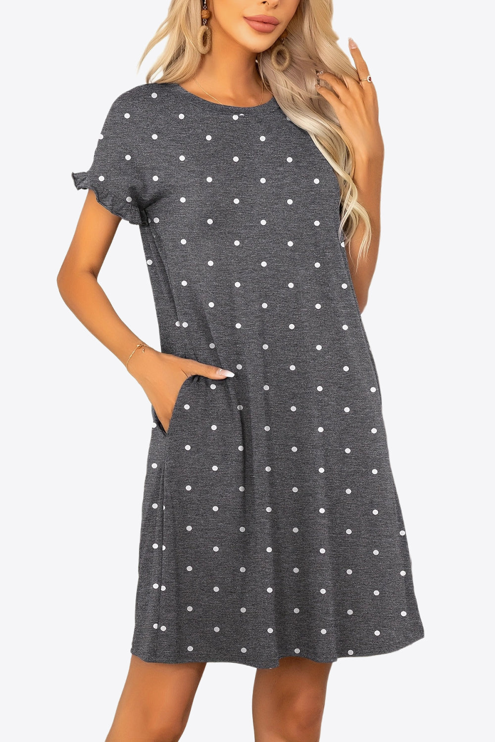 The Favorite Black Casual Dress with Pockets