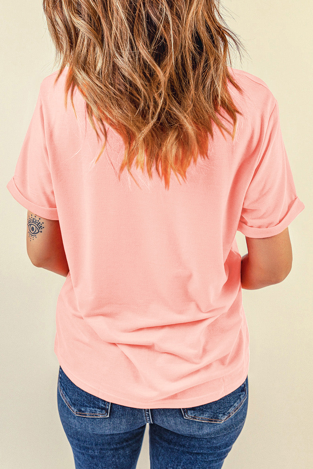 The SHINE BRIGHT Round Neck Short Sleeve T-Shirt