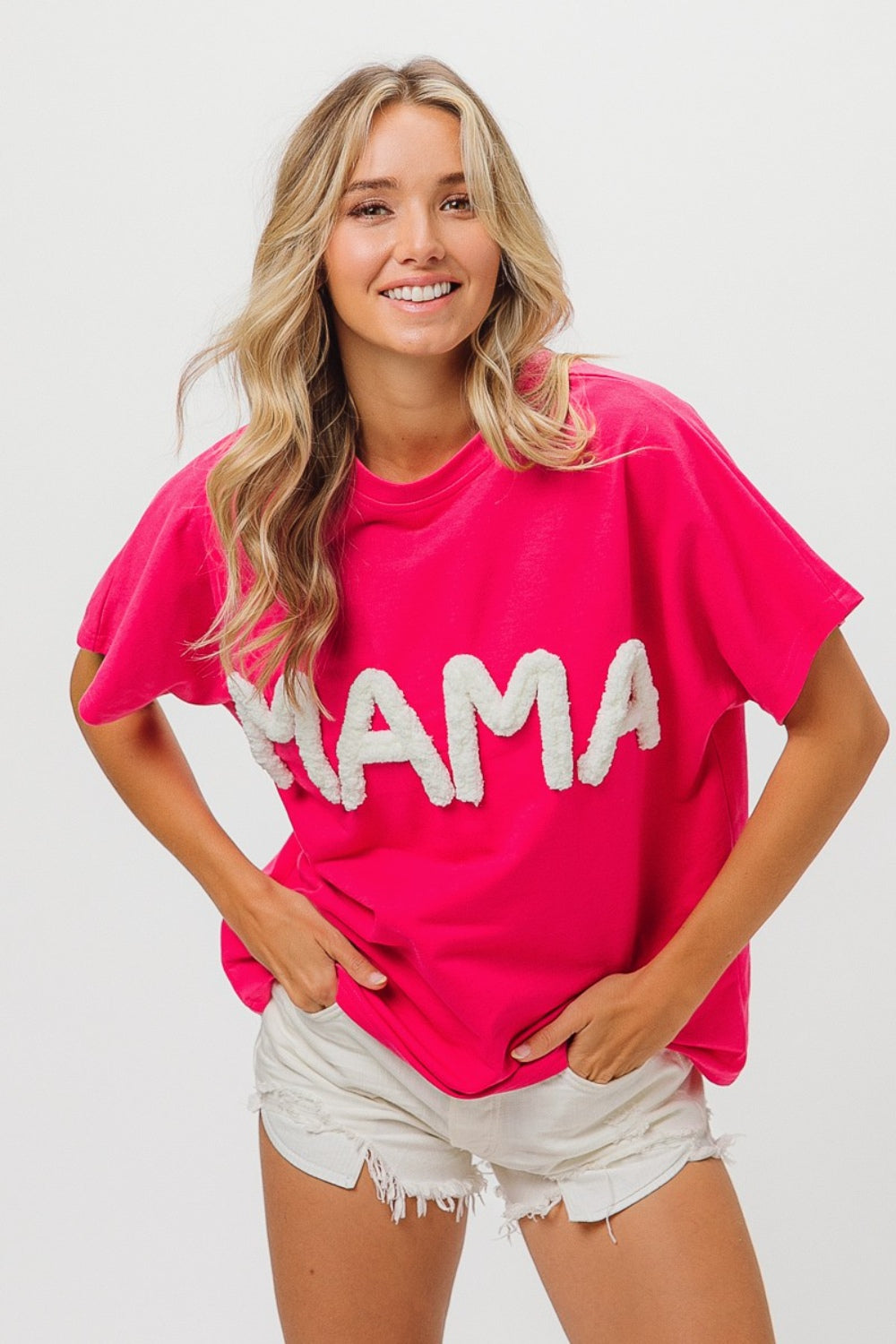 The Textured MAMA Short Sleeve T-Shirt