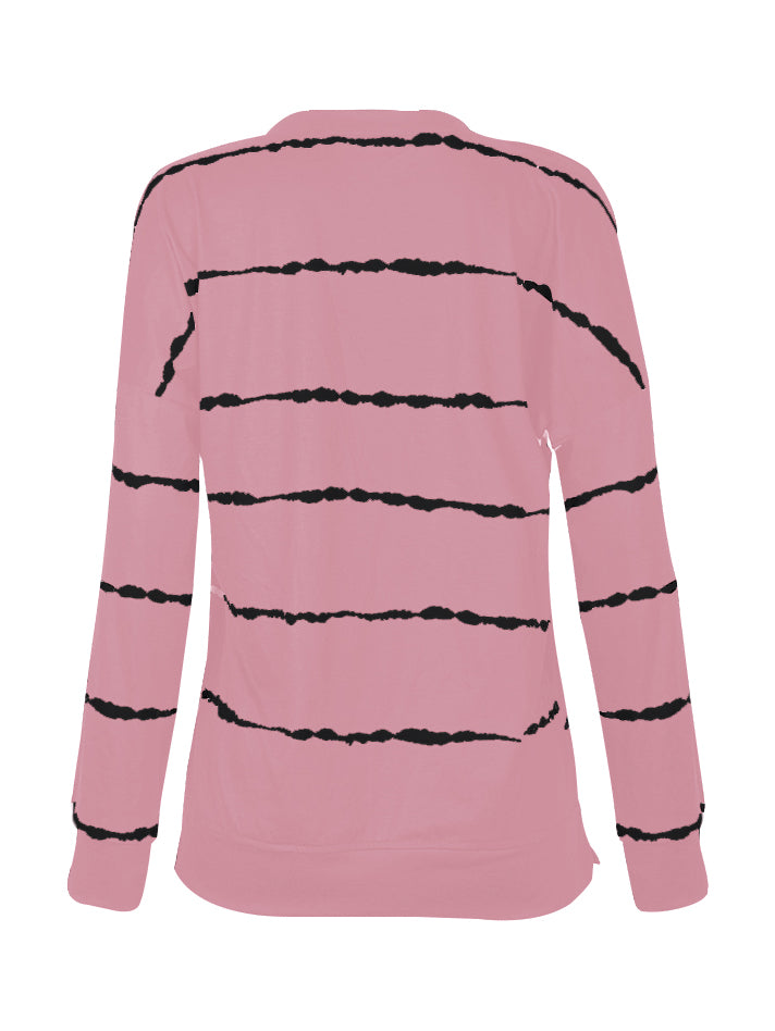 The Striped Round Neck Sweatshirt