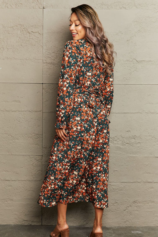 The Fall Floral Dress