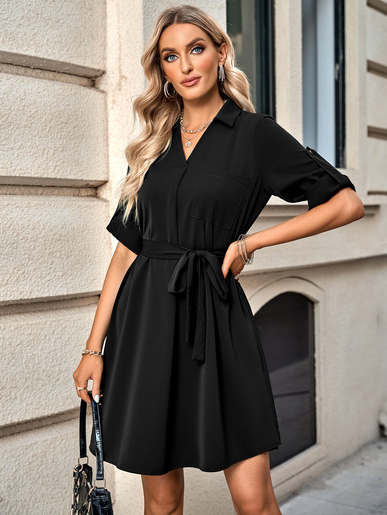 The Everyday Tie Belt Dress