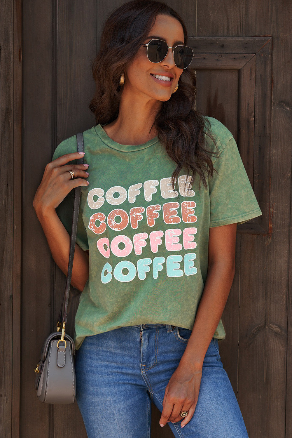 The COFFEE Graphic Round Neck Tee