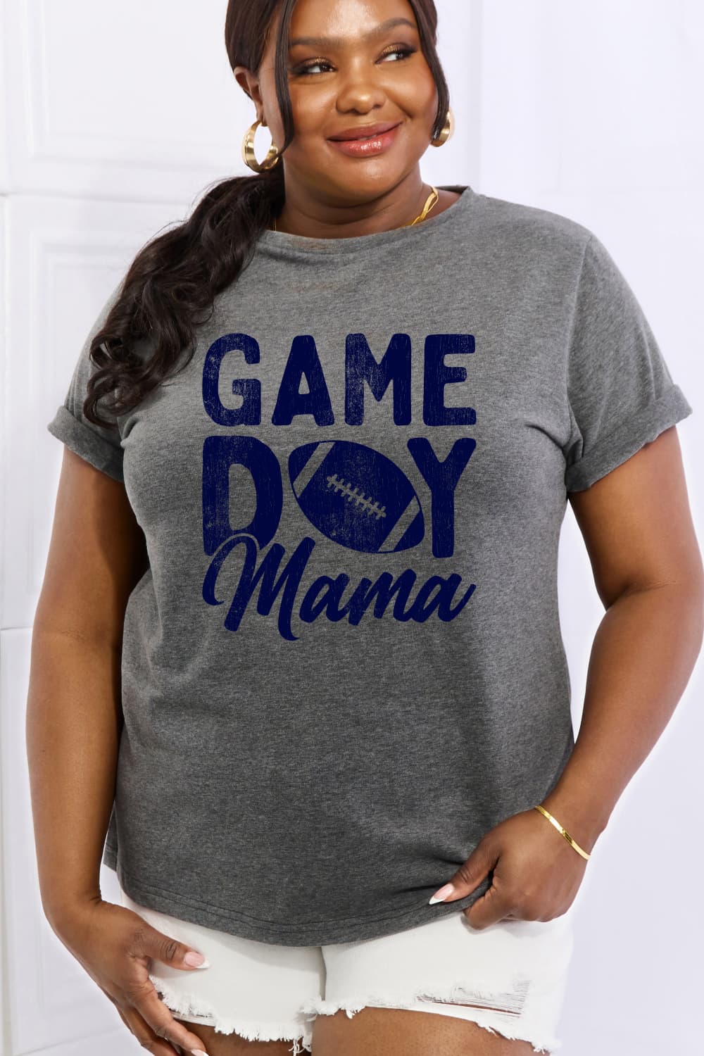 The GAMEDAY MAMA Graphic Cotton Tee