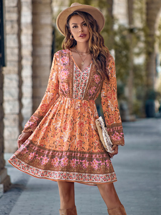 The Bohemian Long Sleeve Dress