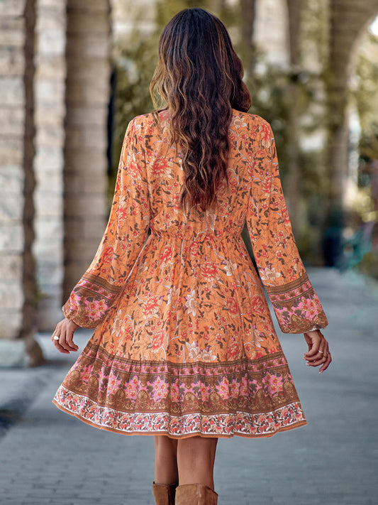 The Bohemian Long Sleeve Dress