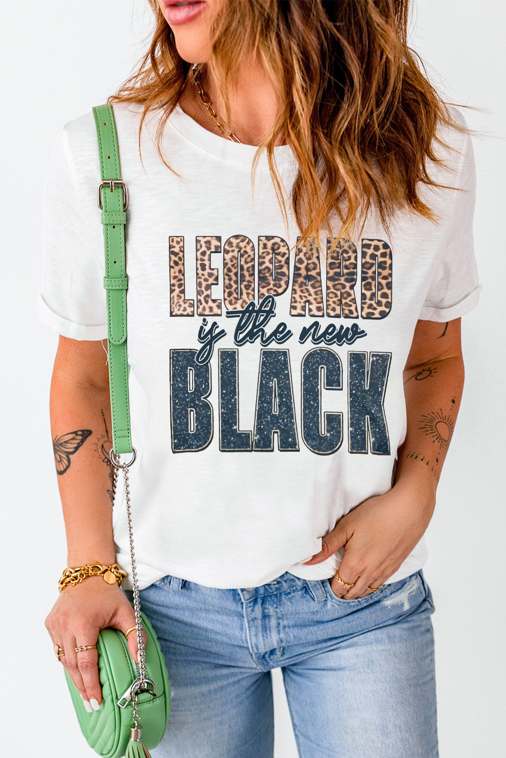 The Leopard is The New Black Graphic T-Shirt