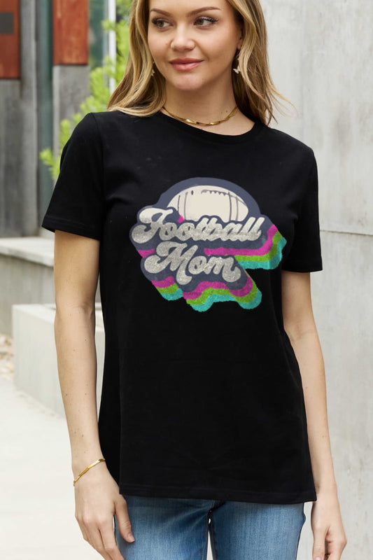 The FOOTBALL MOM Graphic Cotton Tee