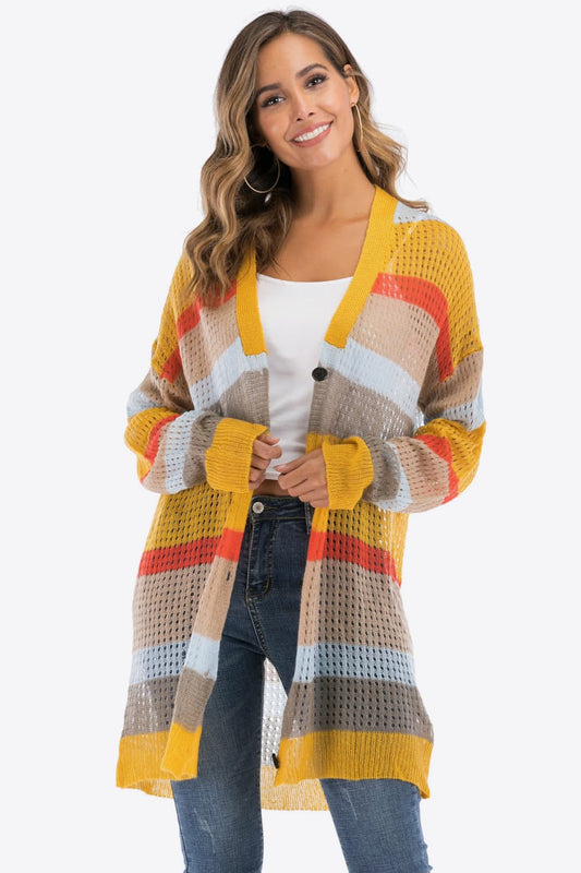 The Color Block Cardigan