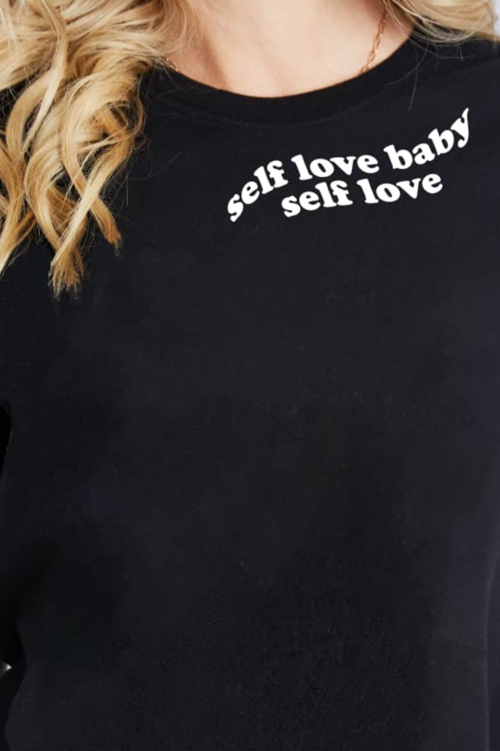 The SELF LOVE Graphic Cotton T-Shirt