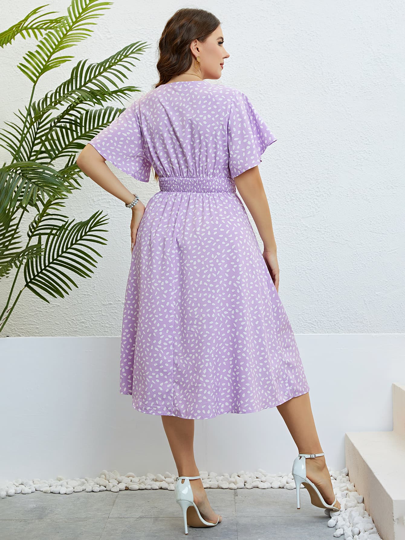 The Perfectly Plus Size Smocked Waist Dress