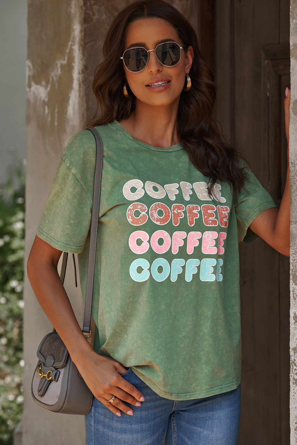 The COFFEE Graphic Round Neck Tee