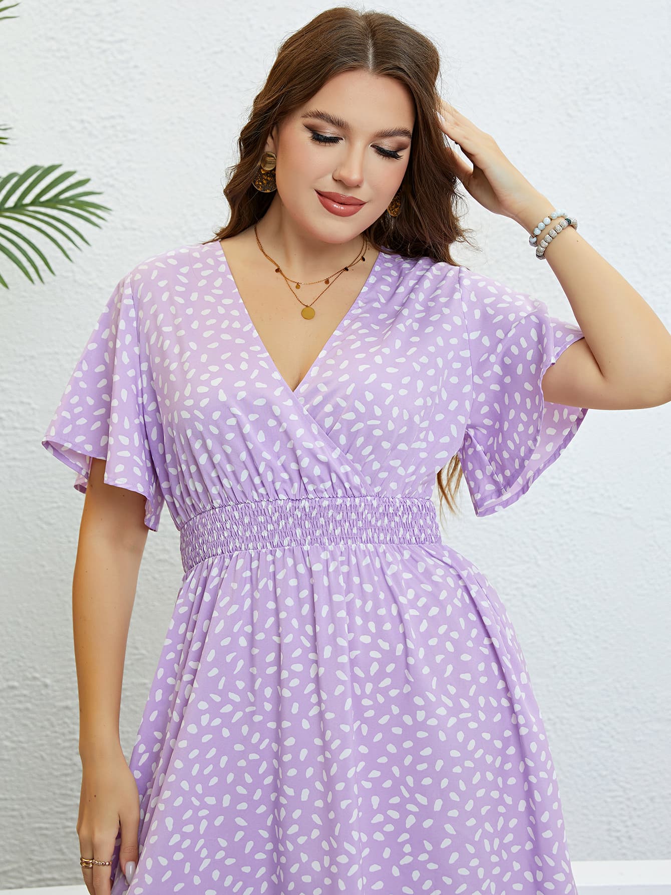 The Perfectly Plus Size Smocked Waist Dress