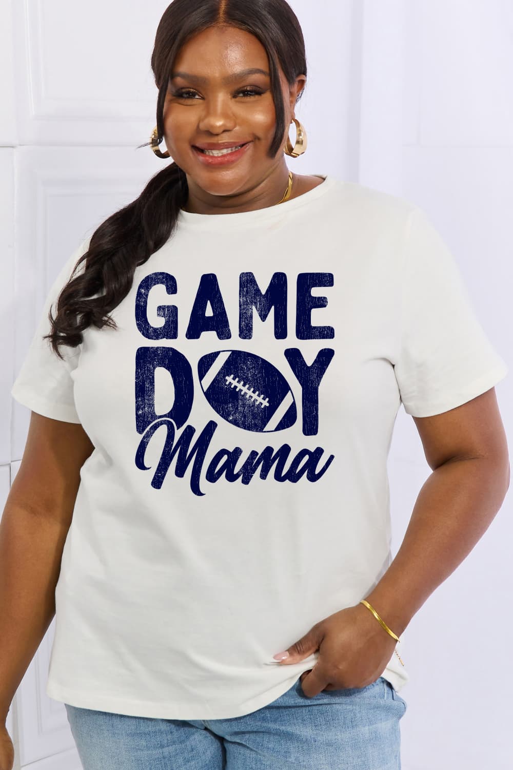 The GAMEDAY MAMA Graphic Cotton Tee