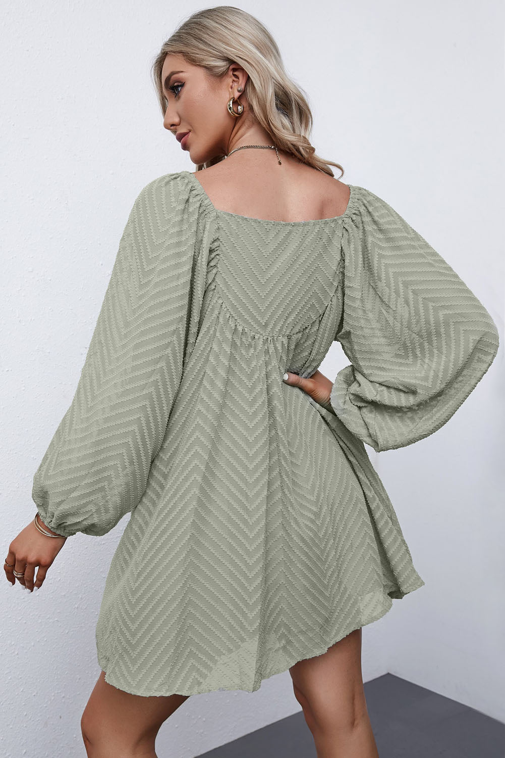 The Sage Square Neck Dress