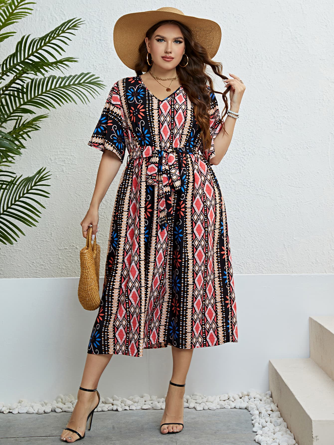 The Perfectly Plus Size Bohemian Dress