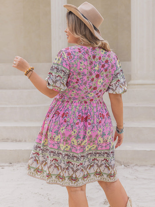 The Perfectly Plus Size Basic Boho Dress