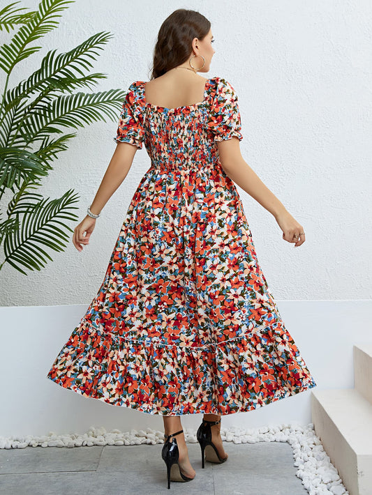 The Perfectly Plus Size Fun in Floral Dress