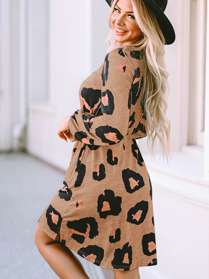 The Bold Print Button-Up Dress