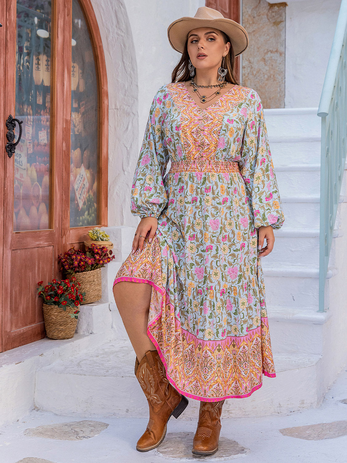 The Perfectly Plus Size Boho Babe Dress