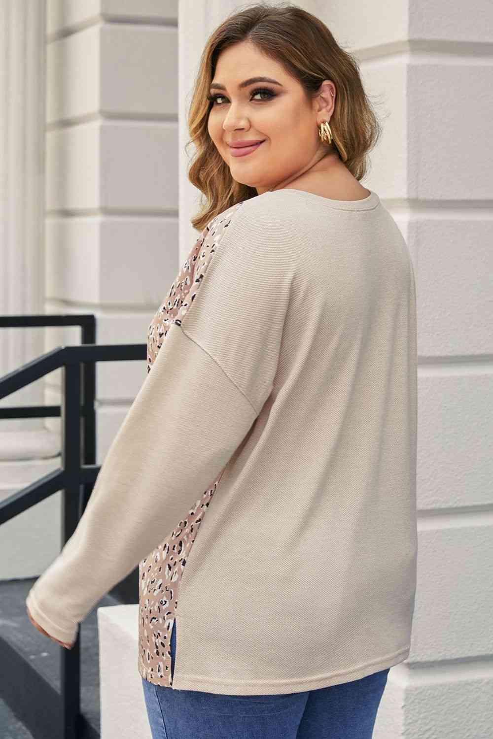 The Perfectly Plus Size Dropped Shoulder Sweater