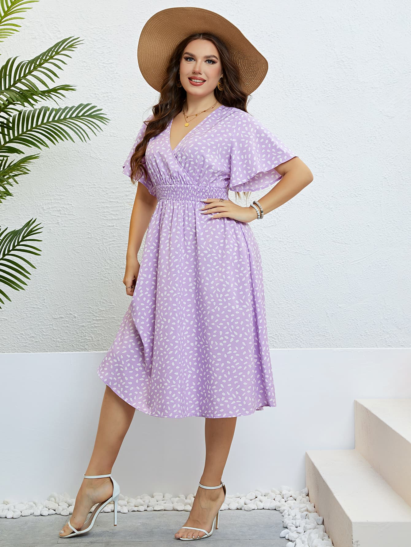 The Perfectly Plus Size Smocked Waist Dress