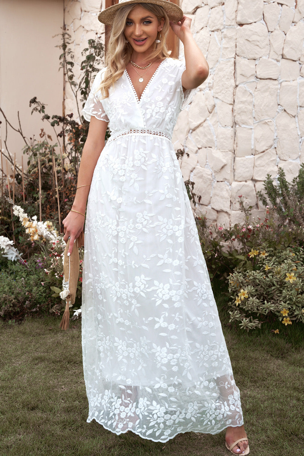 The Embroidered Maxi Dress