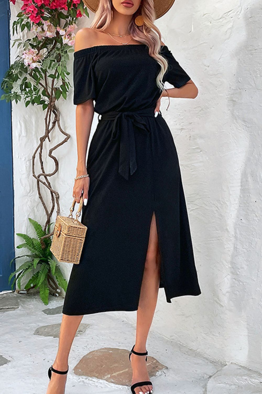 The Little Black Tie-Waist Dress