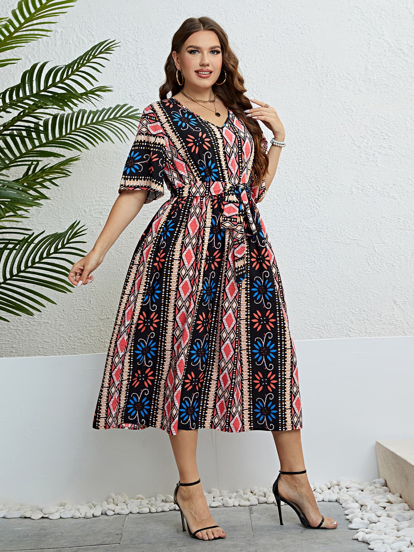 The Perfectly Plus Size Bohemian Dress