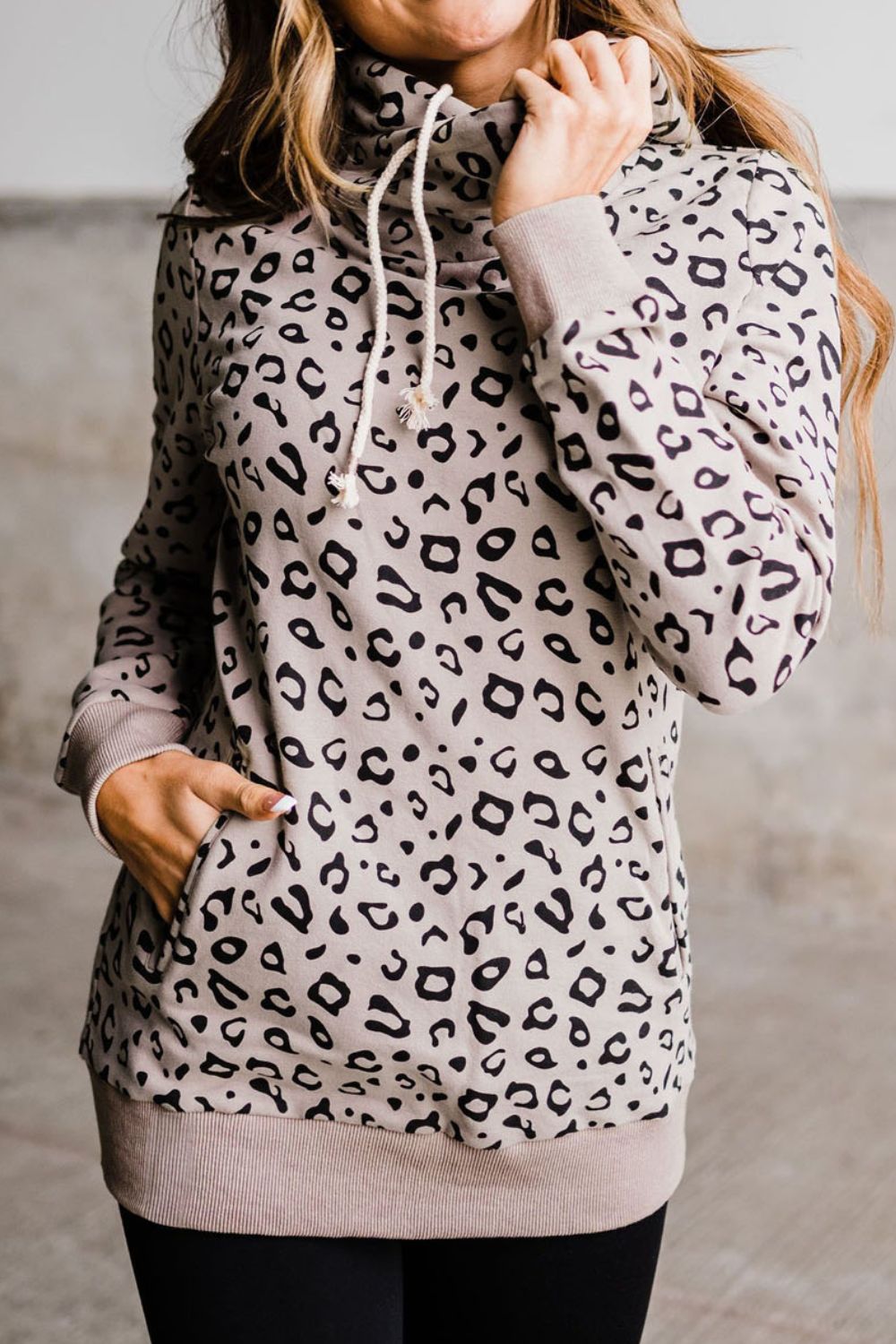 The Leopard Print Long Sleeve Hoodie