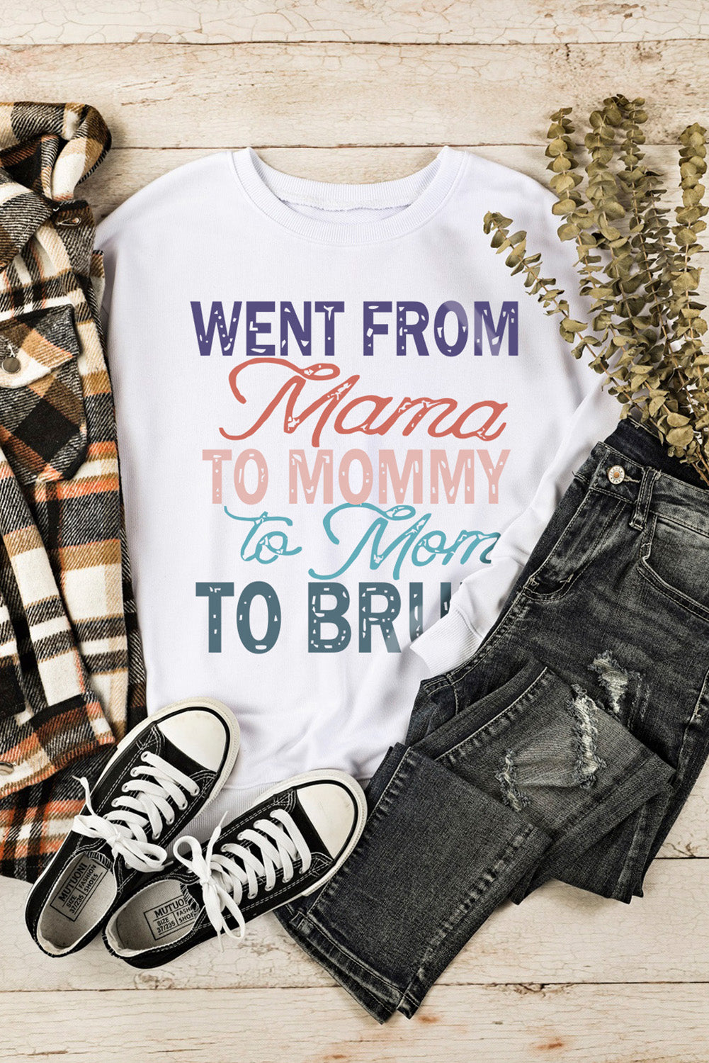 The Mama To Bruh Graphic Sweatshirt