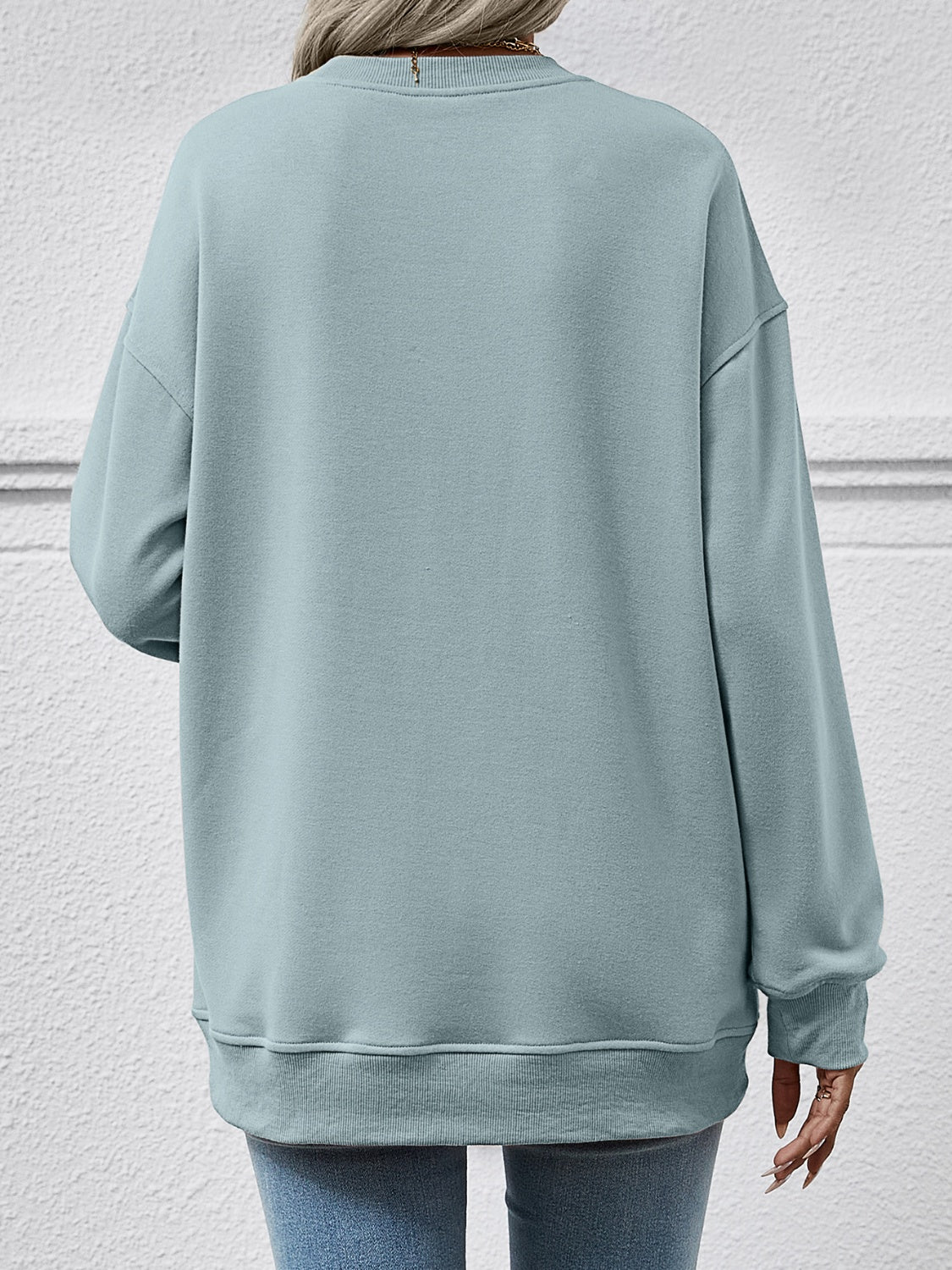 The Round Neck Long Sleeve Sweatshirt