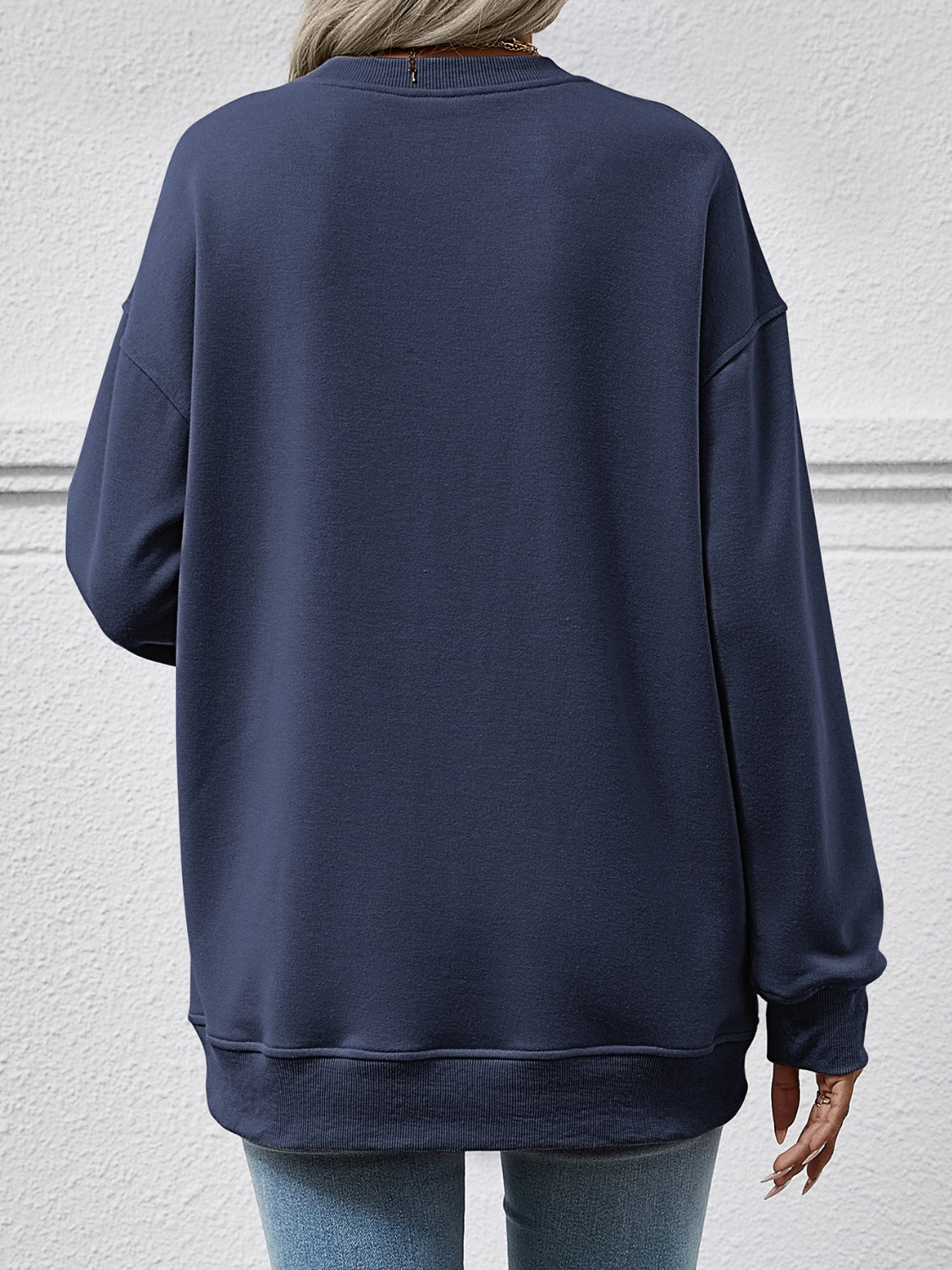 The Round Neck Long Sleeve Sweatshirt