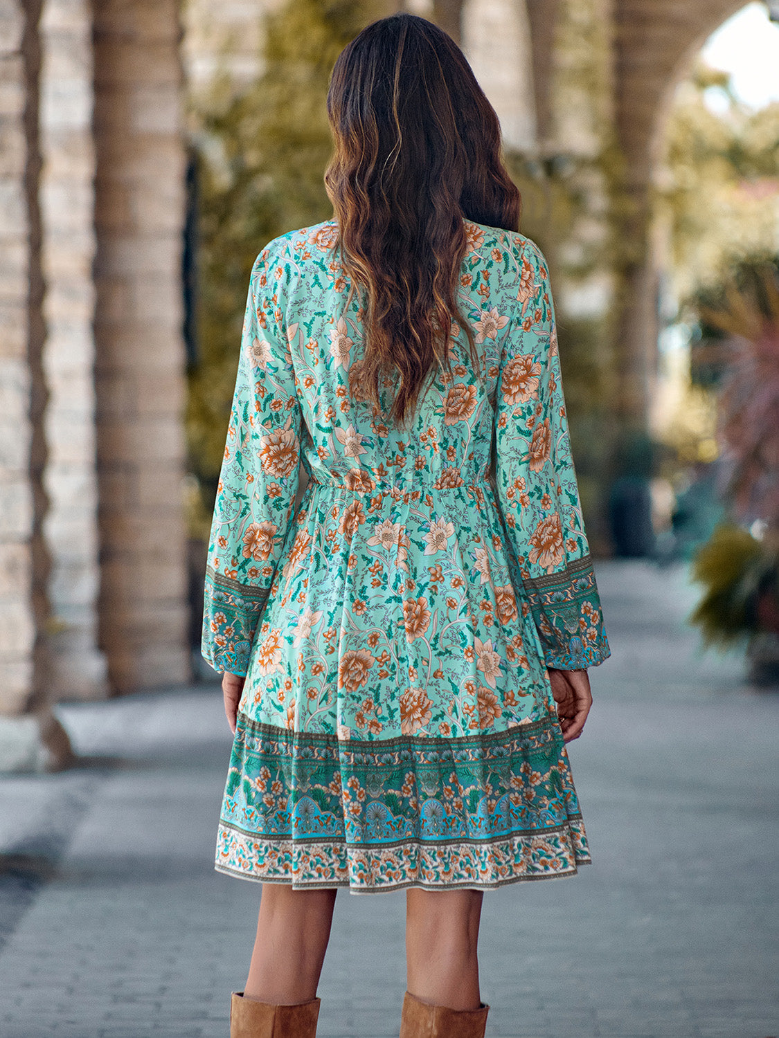 The Bohemian Long Sleeve Dress