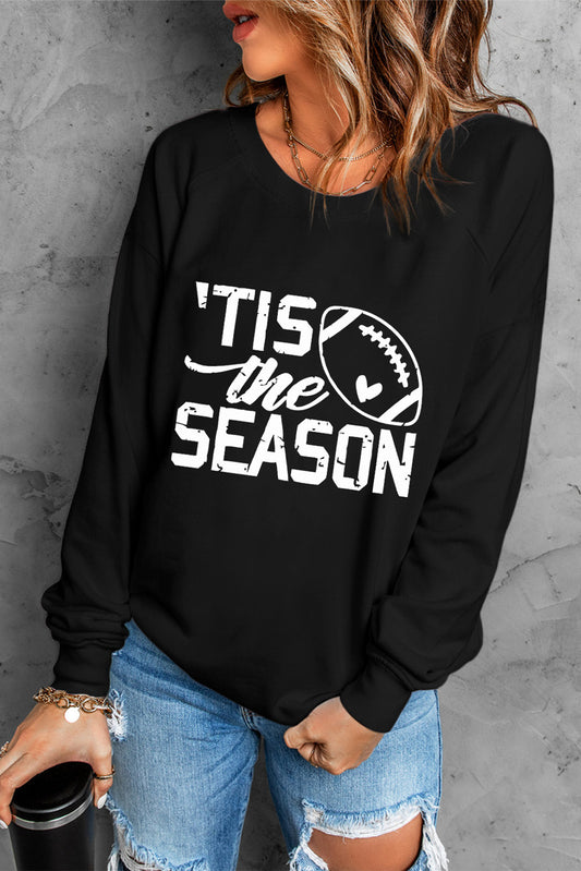 The Football Graphic Round Neck Sweatshirt