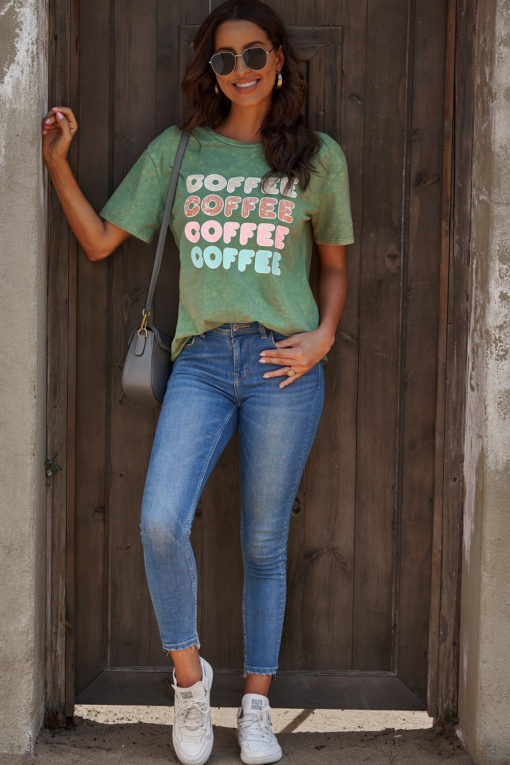 The COFFEE Graphic Round Neck Tee