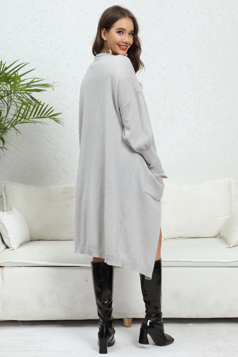 The Dropped Shoulder Cardigan