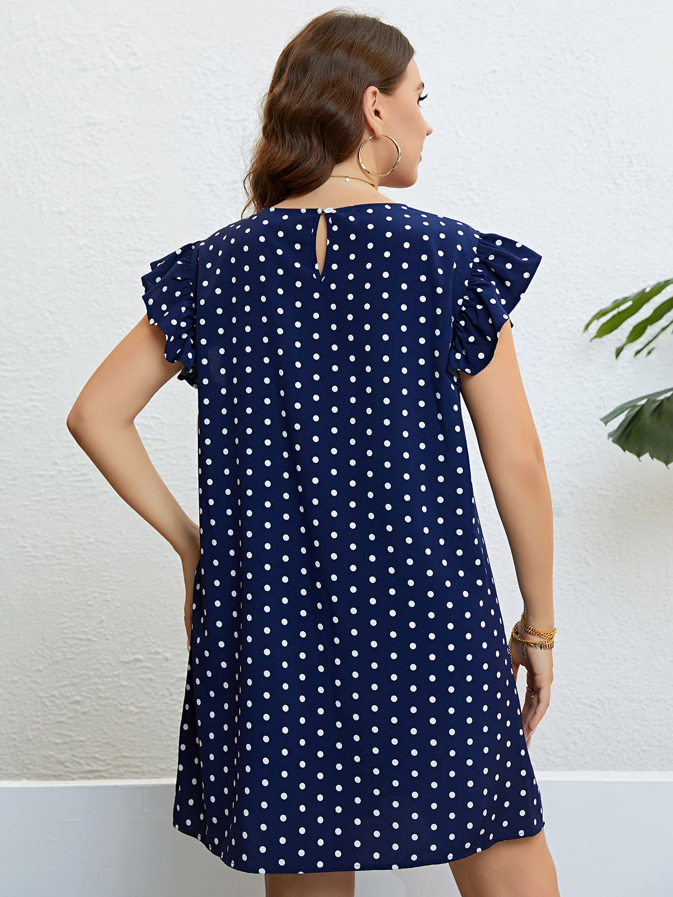 The Perfectly Plus Size Polka Dot Dress